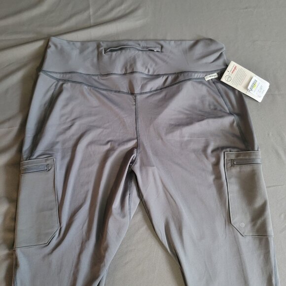 Wrangler x All Terrain Gear Cargo Pants Womens XXL Grey Athletic Hiking Leggings - Picture 16 of 16
